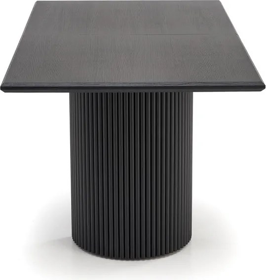 Czarny rozkładany do 250 cm stół Bolero Halmar