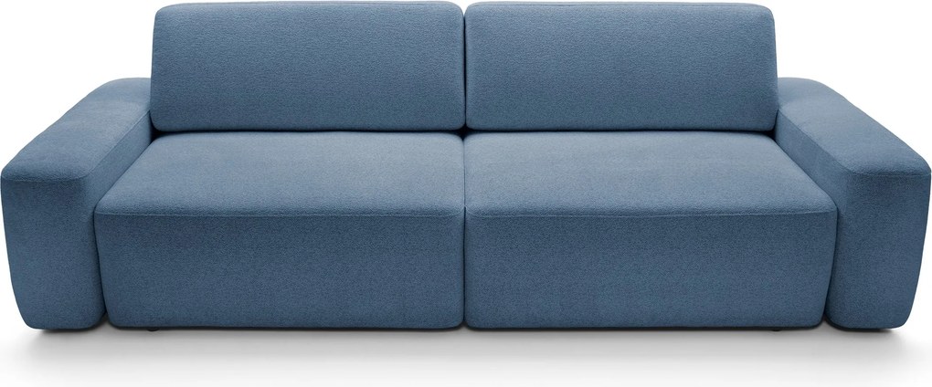 Masseno Sofa VEO z funkcją spania i pojemnikiem na pościel - Niebieski - RAVEN 86