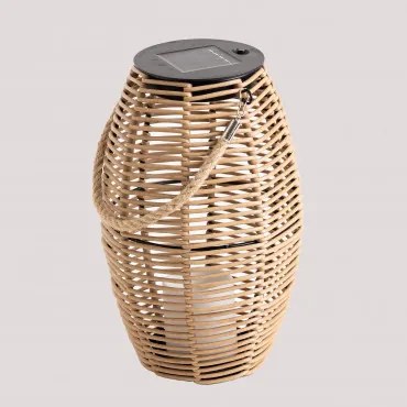 Bezprzewodowa Zewnętrzna Lampa Stołowa Solarna Led Vanir Natural - Sklum