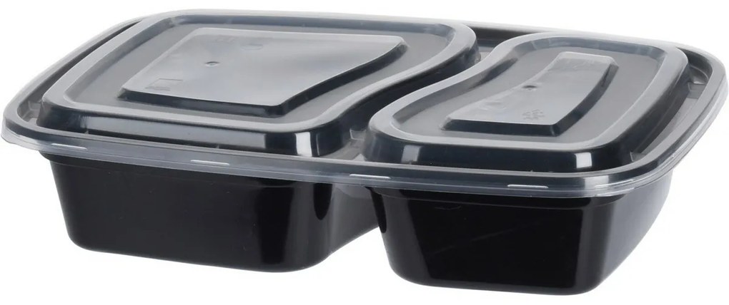 Excellent Houseware Zestaw plastikowych pojemników1200 ml, 10 sztuk