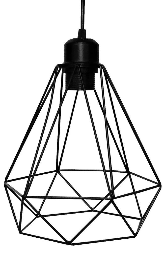 Lampa sufitowa metalowa loft retro wisząca AT6-1SZ-Black