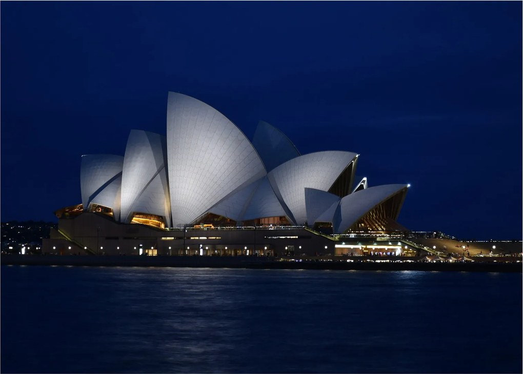 Obraz na szkle - Sydney w nocy (70x50 cm)