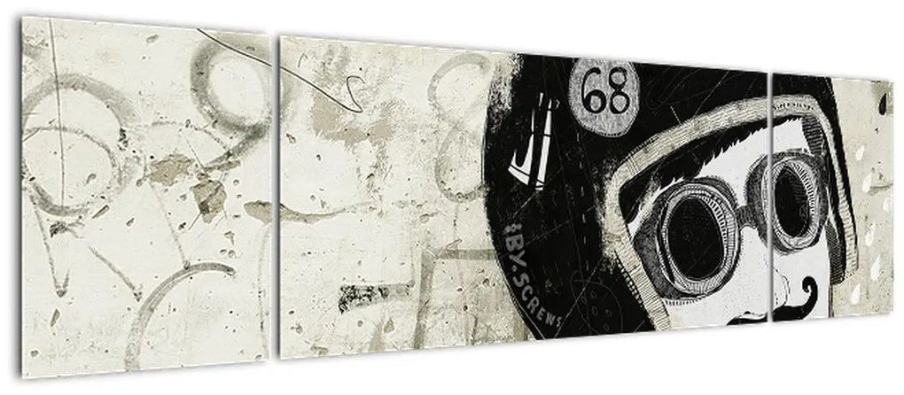 Obraz - Zawodnik (170x50 cm)