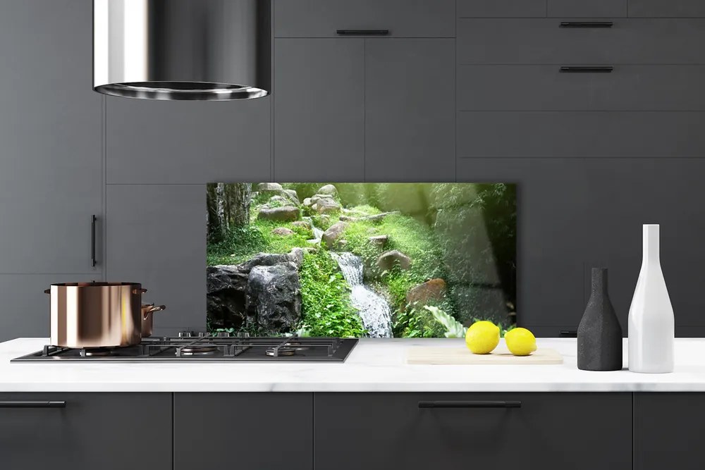 Panel Kuchenny Szumiący Potok Wśród Traw