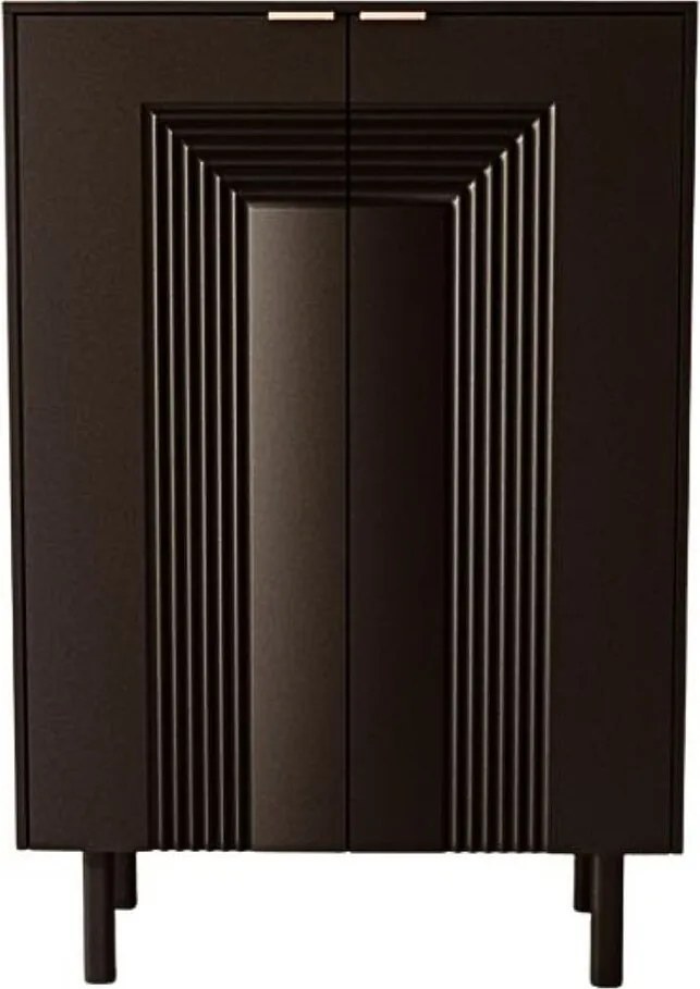 Czarna komoda / szafka na buty Dancan YOKO