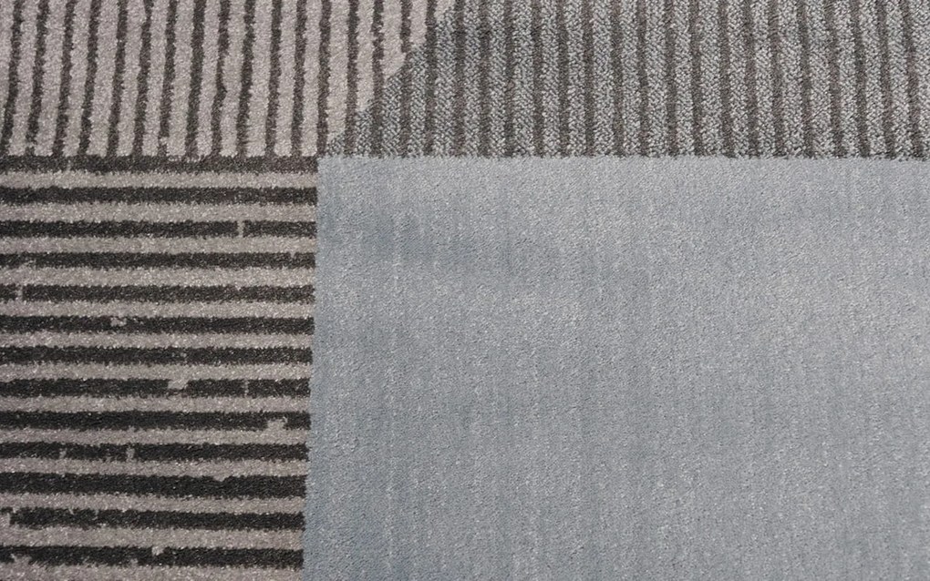 Dywan nowoczesny Lara szaro-niebieski 140 cm x 200 cm