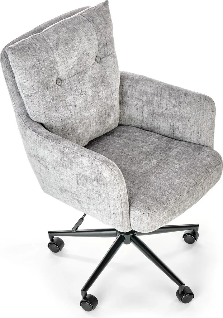 Fotel obrotowy z poduszką na oparciu Flores