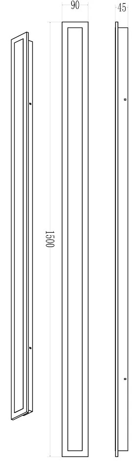 Kinkiet Zewnętrzny Wow 30W 3CCT IP54 150cm