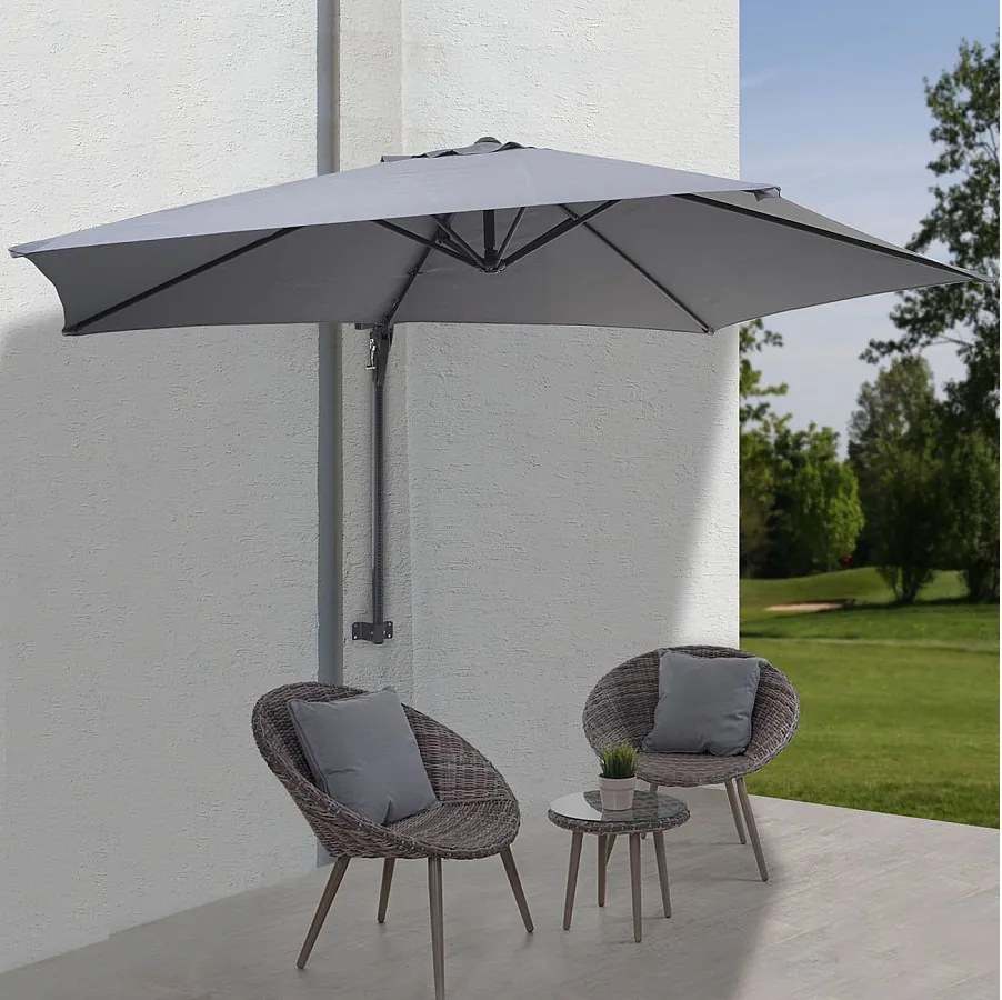 Parawan ścienny Acerra,  szary