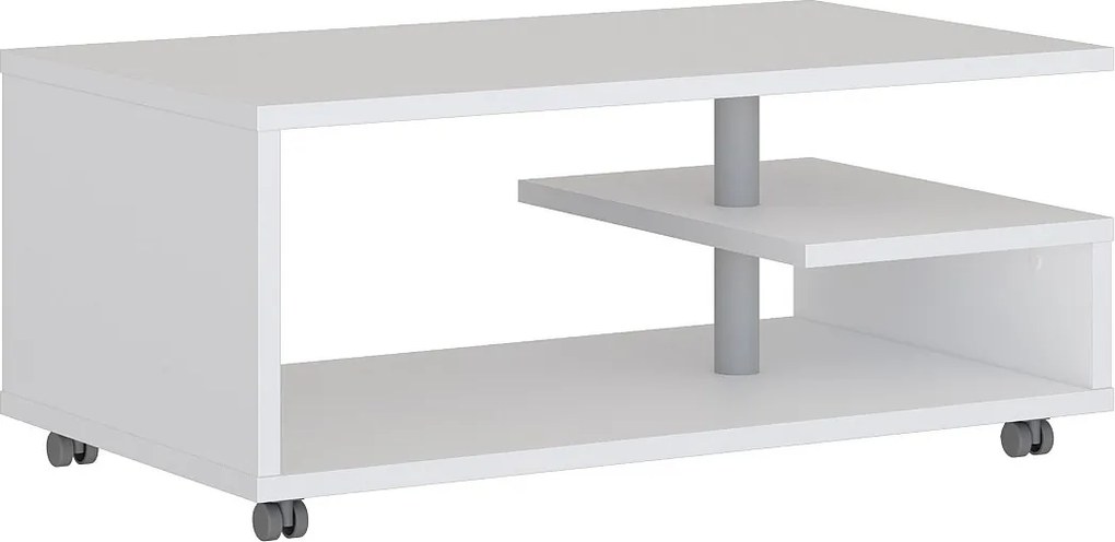 Stolik kawowy - MDF - Biały - BAILEY