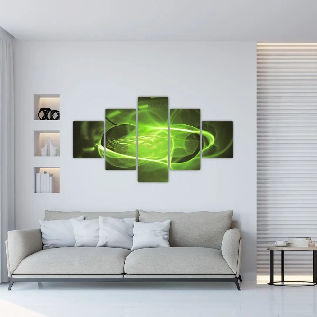 Nowoczesny abstrakcyjny obraz (125x70 cm)