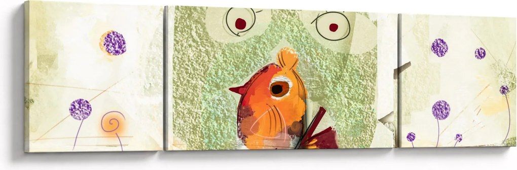 Obraz- Dusza ptaka (170x50 cm)