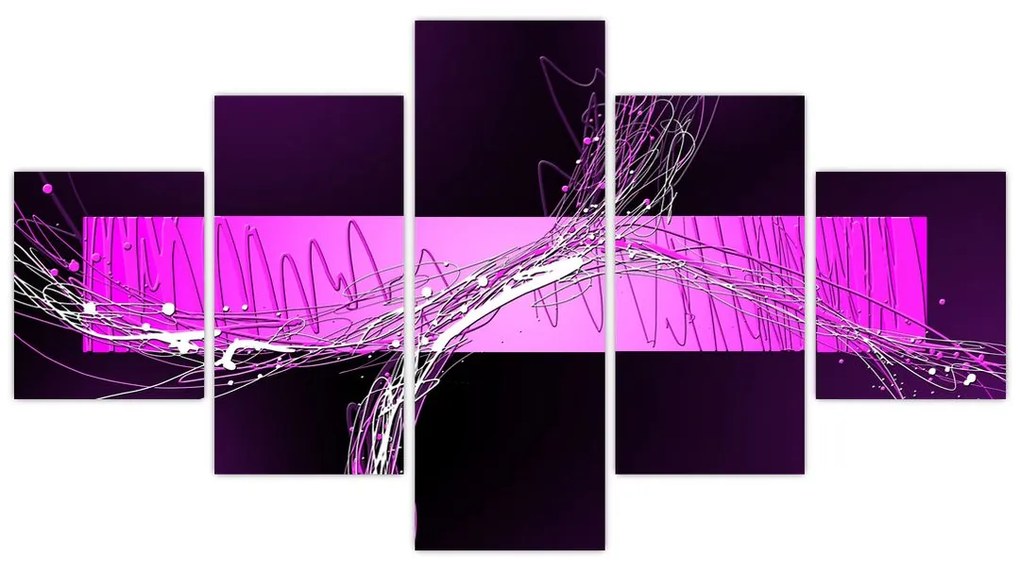 Abstrakcyjny obraz (125x70 cm)