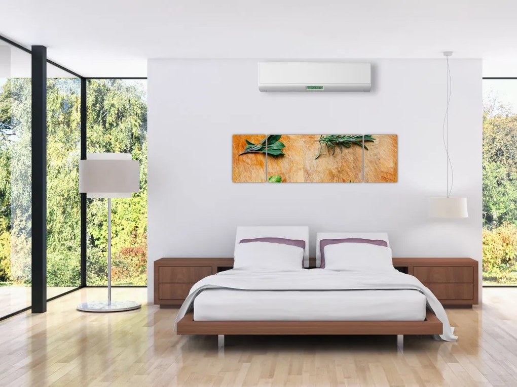 Obraz - Zioła (170x50 cm)