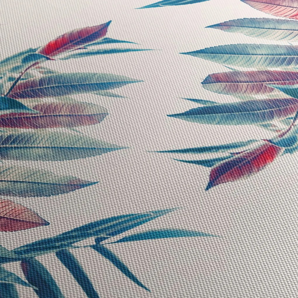 Obraz - Tropikalne liście (70x50 cm)