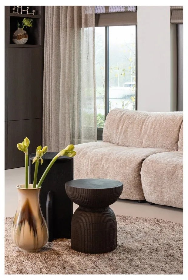 Okrągły stolik z litego drewna akacjowego ø 30 cm Kioni – WOOOD