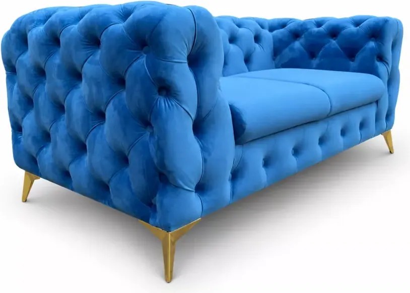 Elegancka sofa Moet z głębokim pikowaniem i stylowymi nóżkami