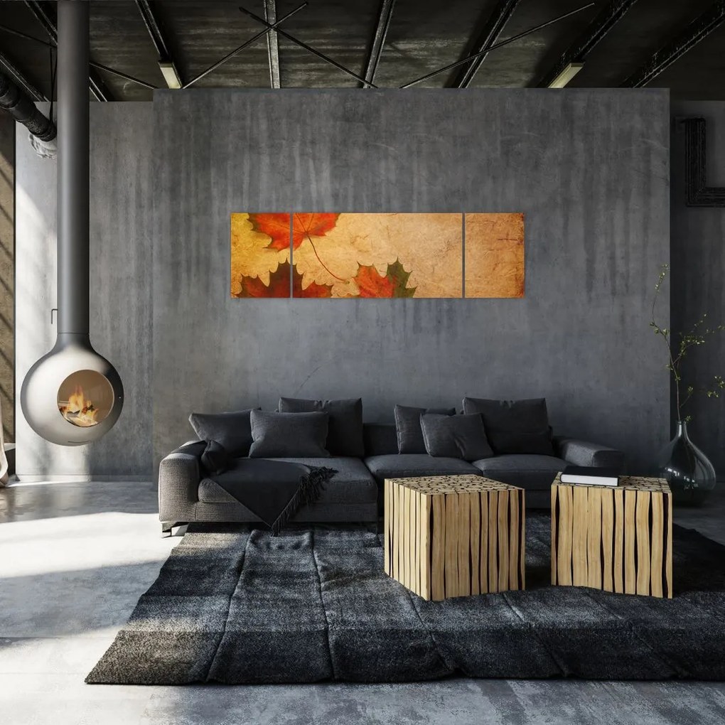 Obraz z motywem jesiennym (170x50 cm)