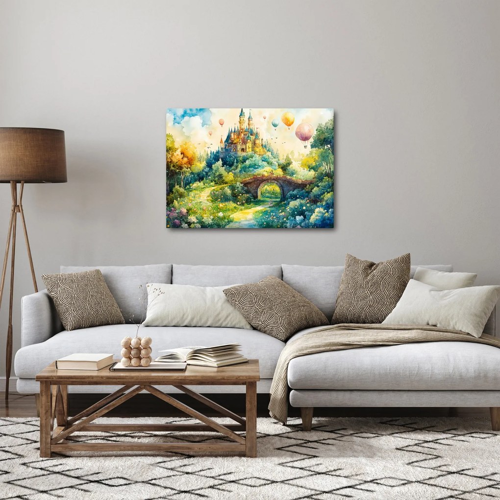 Obraz - Baśniowy zamek (70x50 cm)
