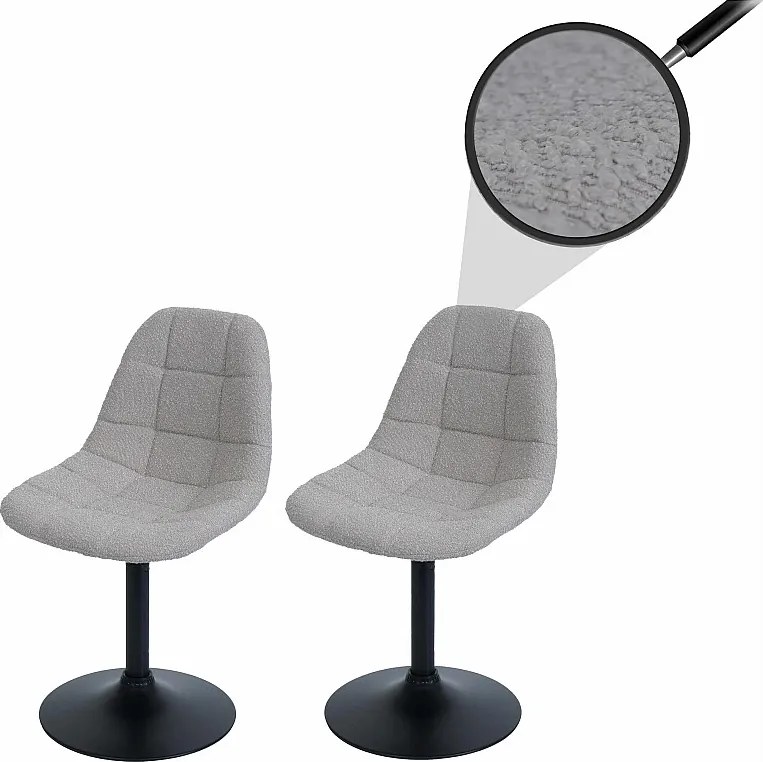 Krzesło do jadalni MCW-A60 (zestaw 2 szt.),  taupe