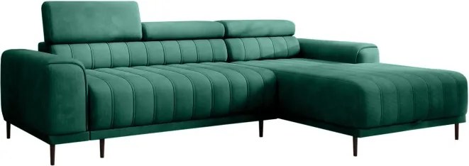 Narożnik CALDO S/MINI Prawostronny z funkcją spania wolnostojąca w tkaninie RUN AGAIN 36 WERSAL