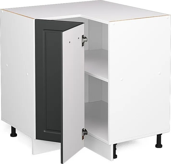 Szafka narożna antracytowy domek wiejski 75.6x60x81.6 r-line
