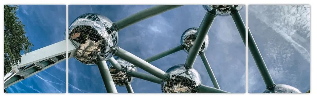 Obraz - Atomium w Brukseli (170x50 cm)