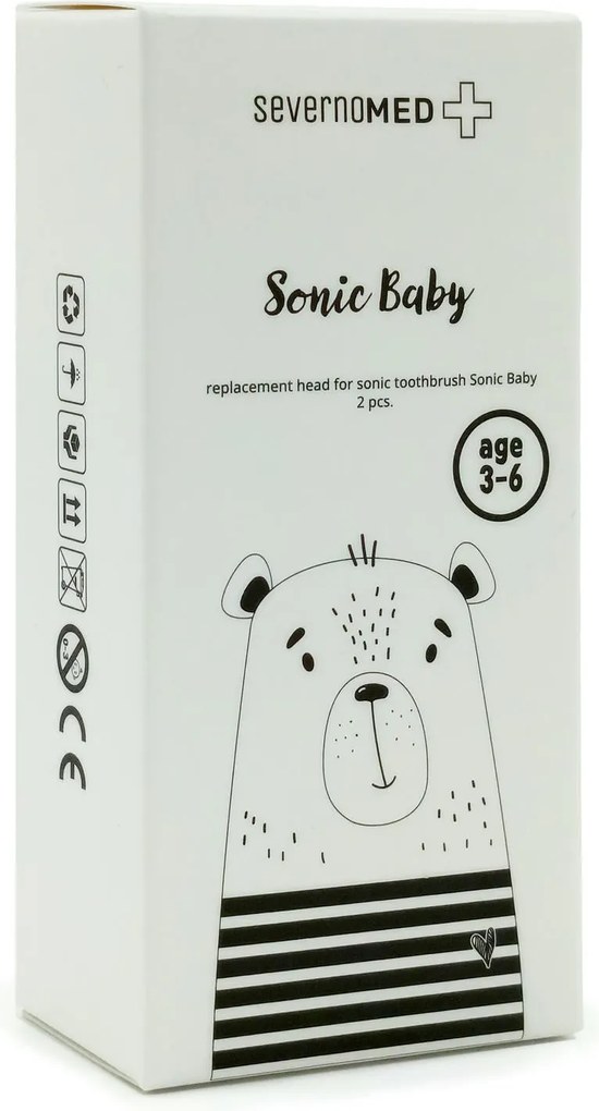 Końcówka do szczoteczki do zębów SONIC Baby 2 szt.