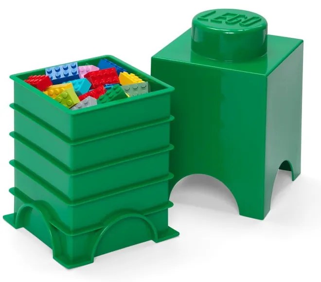 Zielony mały pojemnik LEGO®