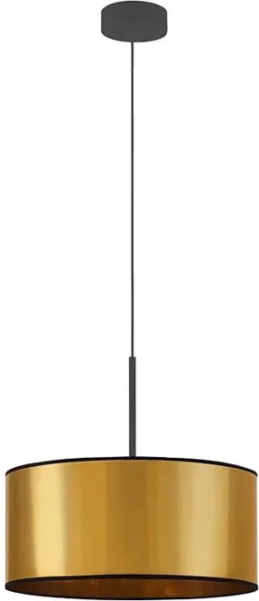 Złoty żyrandol w stylu glamour 30 cm - EX871 H4-M69