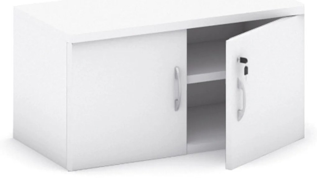 Nadstawka dwudrzwiowa MIRELLI, 800 x 400 x 400 mm, biały