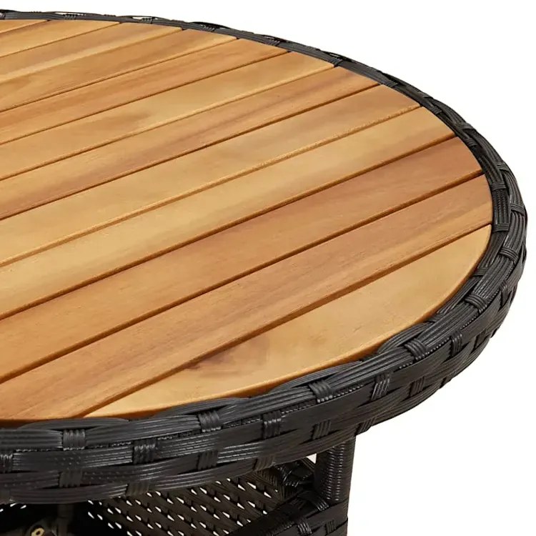 Stolik kawowy technorattanowy do ogrodu S6-S53
