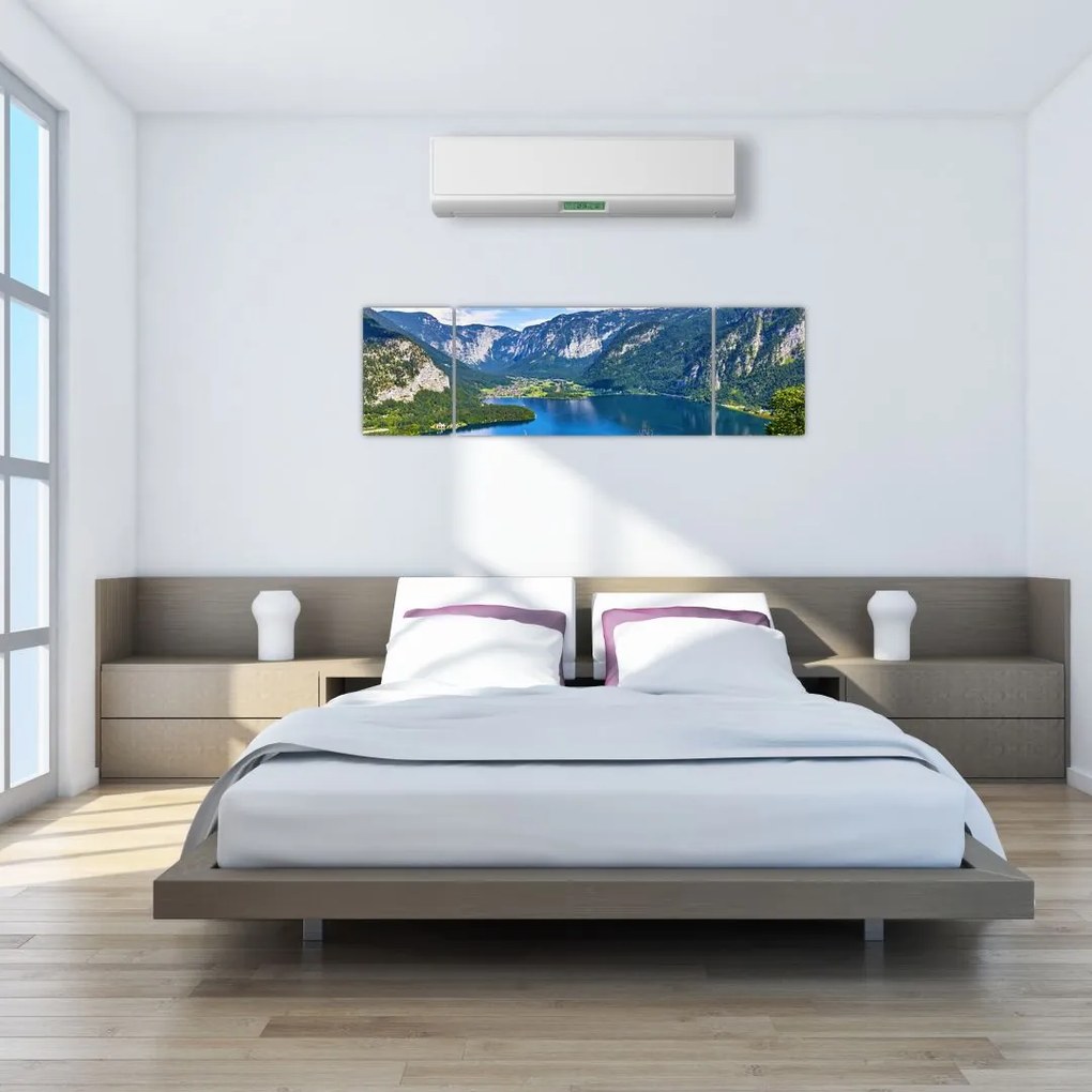 Obraz - Hallstätter See, Hallstatt, Austria (170x50 cm)