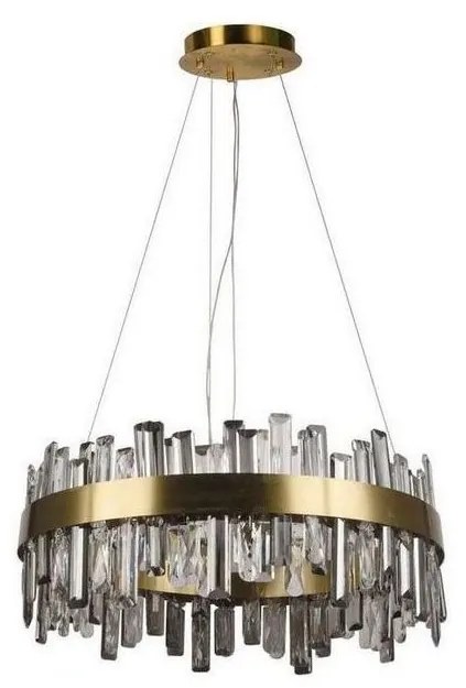 LED ściemnialny kryształowy żyrandol na linkę LED/80W/230V + DO