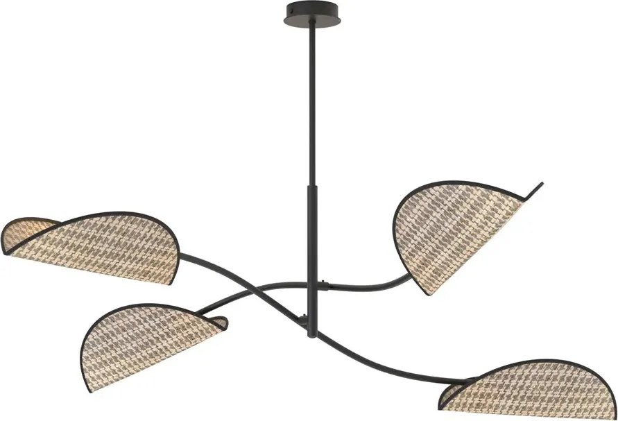 Brązowa wisząca lampa sufitowa M3-M91