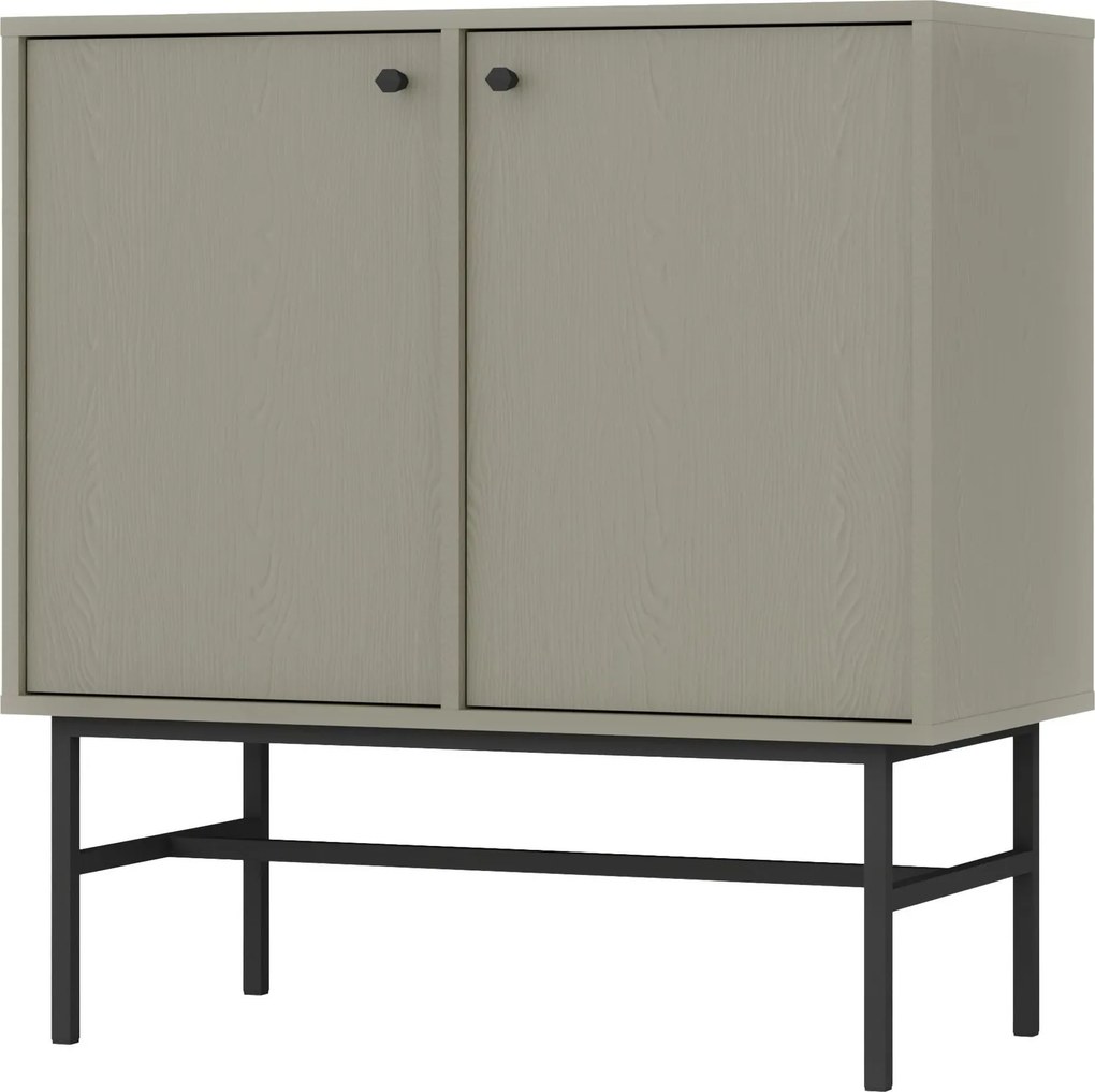 Komoda TORINO 84 cm do Salonu Sypialni Odcienie zieleni