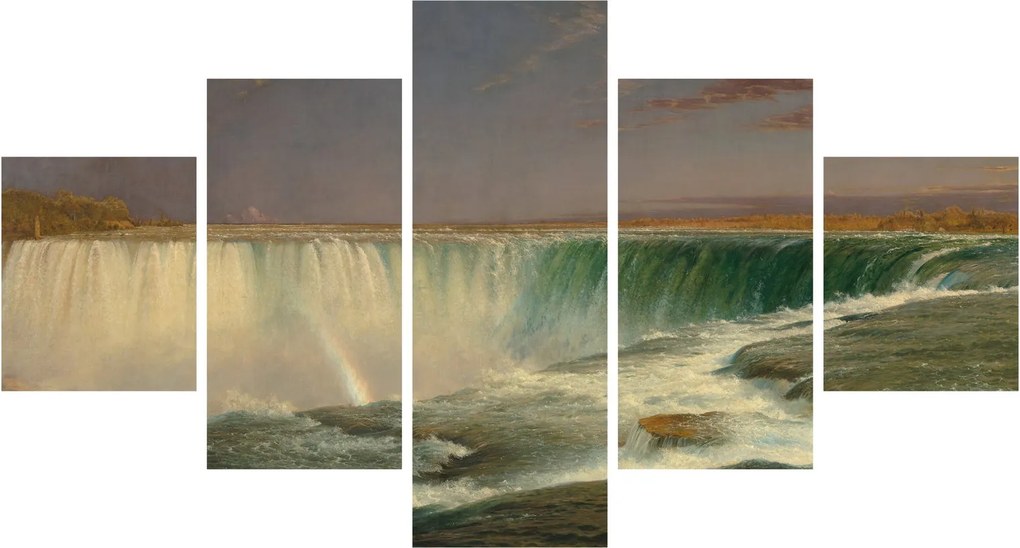 Obraz - Frederic Edwin Church, Niagara, reprodukcje (125x70 cm)