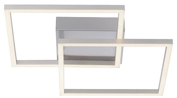 Lampa sufitowa stalowa z LED 2-punktowa - Amanda Nowoczesny Oswietlenie wewnetrzne