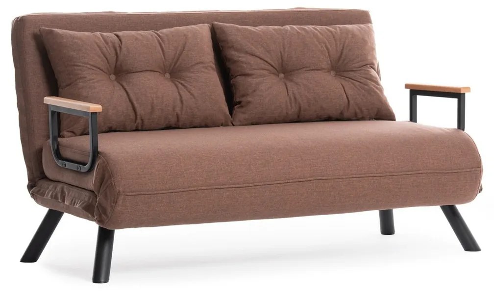 Sofa rozkładana Sando 2 jasny brąz