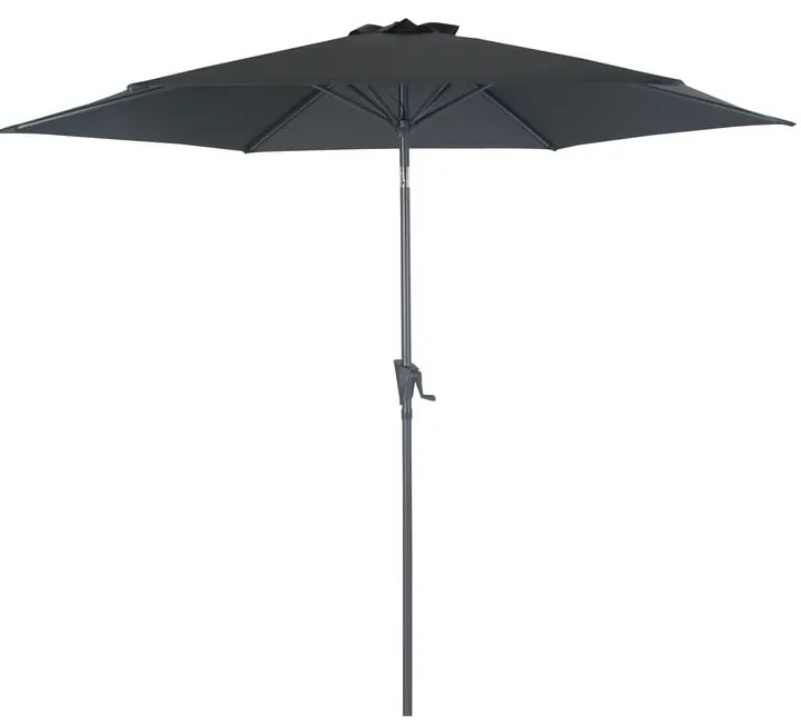 Czarny parasol ogrodowy ø 300 cm Roja – Rojaplast