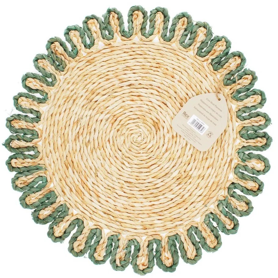 Mata stołowa z liści kukurydzy ø 38 cm Corn Husk – Rex London