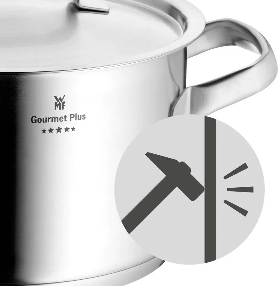 Zestaw garnków ze stali nierdzewnej 7 szt. Gourmet – WMF