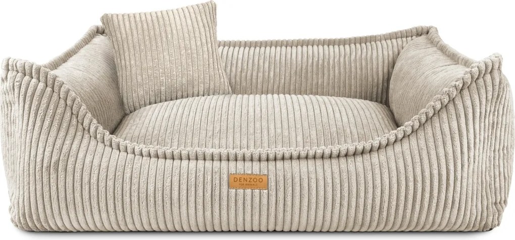 Beżowe legowisko dla psa lub kota Milano - premium