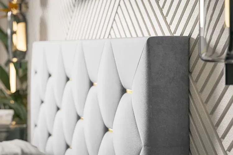 Pojedyncze łóżko z pojemnikiem 120x200 Noble 2X - 36 kolorów
