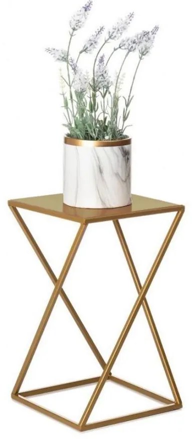 Stojak na kwiaty 40x24 cm złoty