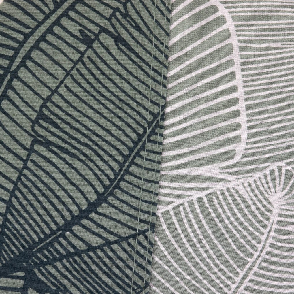 Pościel bawełniana Leaves, dwustronna, 220 x 240 cm