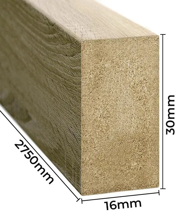 Lamele ścienne 15 szt. dąb sonoma M1-L32