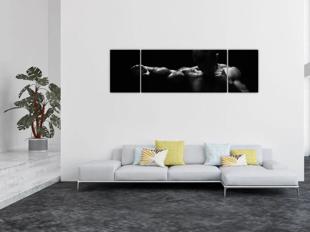 Obraz - Uderzenie pięścią (170x50 cm)