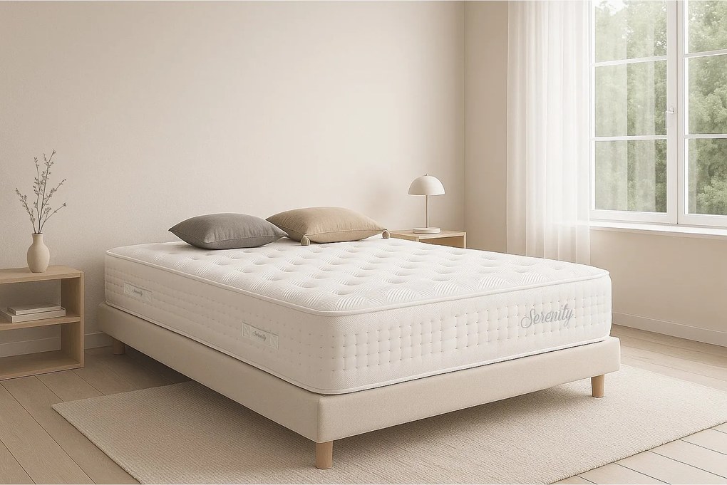 Materac Sprężyny kieszeniowe Serenity 30cm, 140x200 cm -Moonia