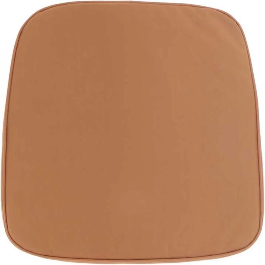 Poduszka na krzesło zewnętrzne VIREON 44x45 cm, brązowo-pomarańczowa